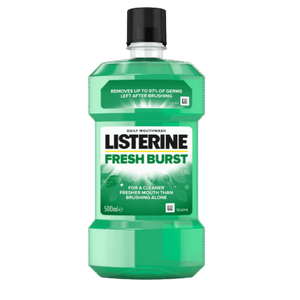 listerine mouthwash fresh burst (6pack X 500ml)