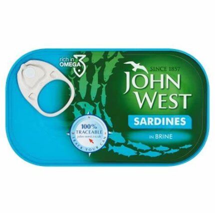 JOHNWEST SARDINES BRINE (12pack X 120G)
