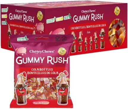Gummy Rush Cola Bottles 90G x 12