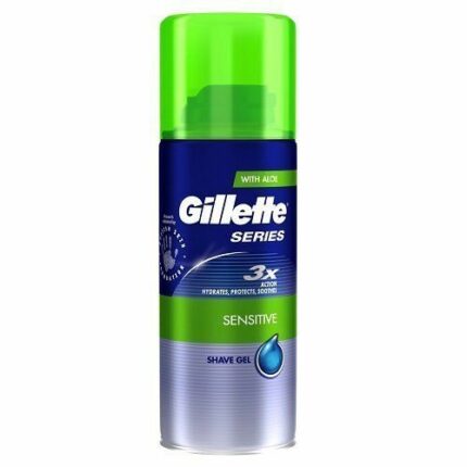 GILLETTE SERIES SCENTED SHAVING GEL WITH ALOE VERA SOOTHING SENSITIVE (6pack X )