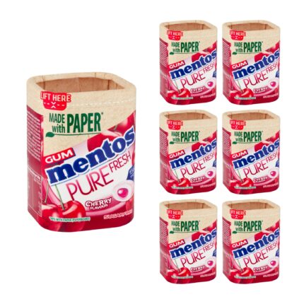 Mentos Gum Cherry 100g x 6