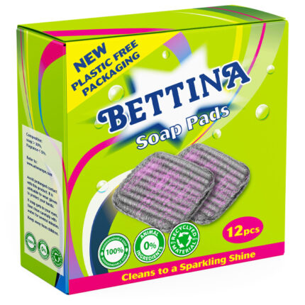 BETTINA SOAP SCOURING PADS 12PC