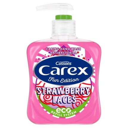 CAREX HANDWASH STRAWBERRY LACES (6pack X 250ML)