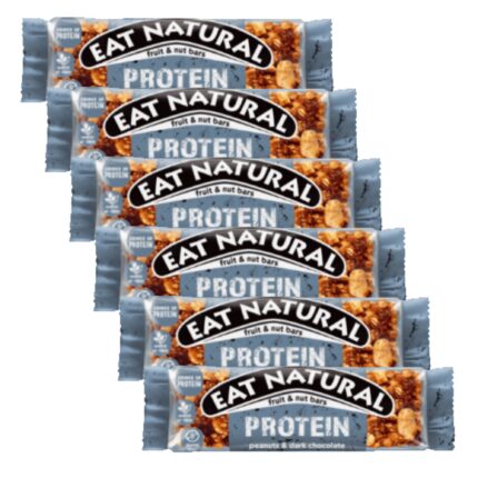 Eat Natural Dark Chocolate & Peanut 45g x 6