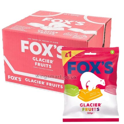 Fox's Glacier Fruits 100g x 12