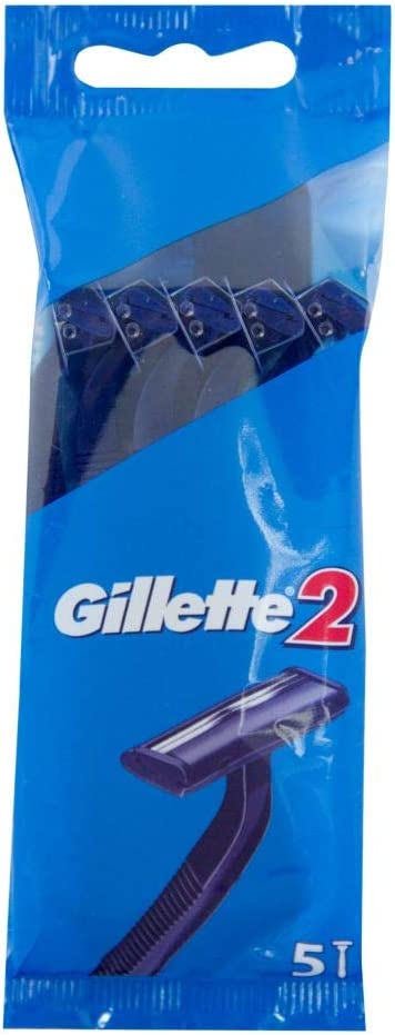 GILLETTE BLUE 2 SLEEVE BAG (5pack X 5's)
