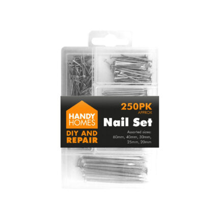 HANDY HOMES 250PK NAIL SET