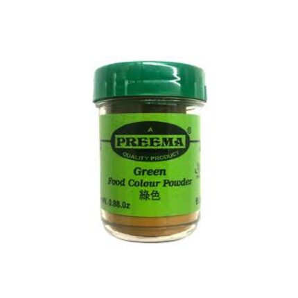 PREEME GREEN FOOD COLOUR (12pack X 25G)