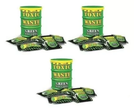 Toxic Waste Green Drum 42G x 3
