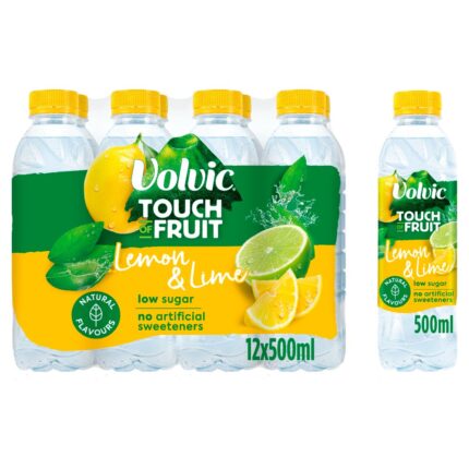 Volvic Touch of Lemon & Lime 500ml x 12